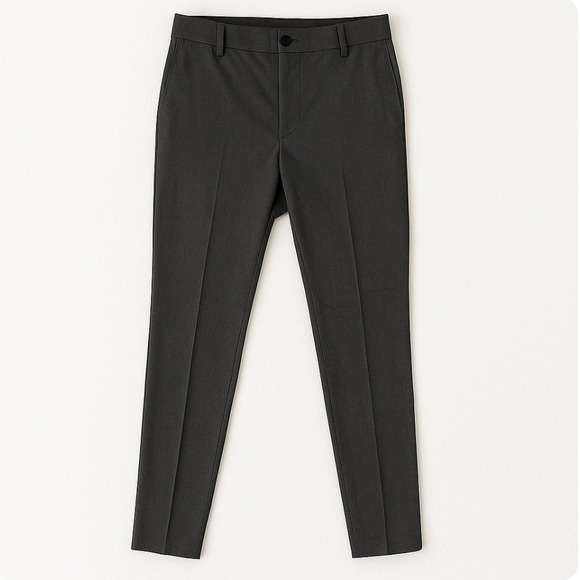 Zara‎ Man Slim Fit Dress Pants Mens 31 Gray Trousers Business Casual Minimalist - Picture 1 of 9